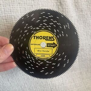 Thorens Switzerland 4 1/2" Disc Classic Music Show Tune #1446 Blue Danube‎